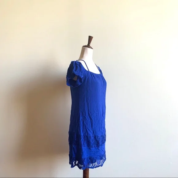 Socialite | Dresses | Socialite Cobalt Blue Offtheshoulder Dress W Crochet Detail Small | Poshmark Socialite | Dresses | Socialite Cobalt Blue Offtheshoulder Dress W Crochet Detail Small | Poshmark